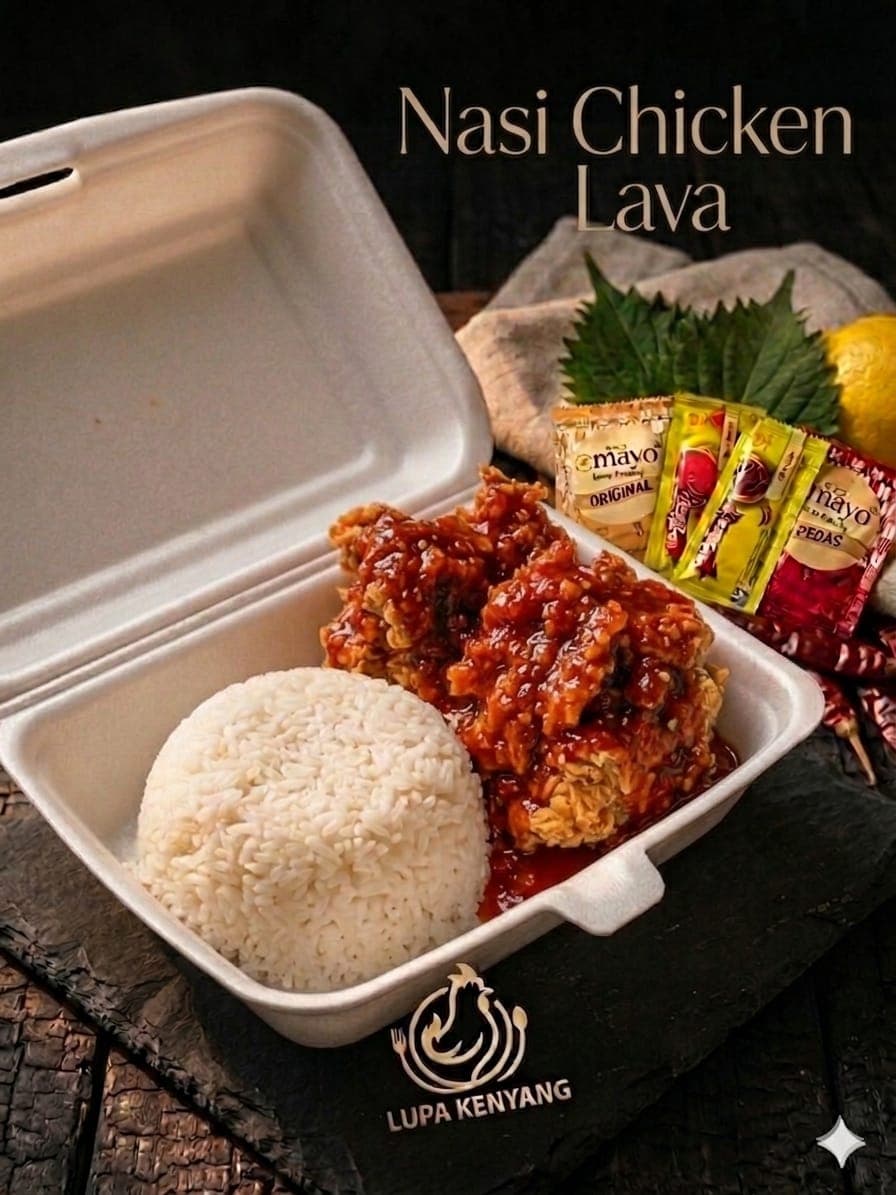 Nasi Chicken Lava