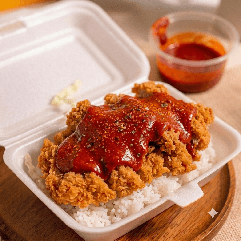 Nasi Chicken Katsu Fire